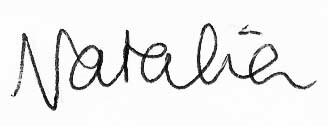 Natalia's Signature